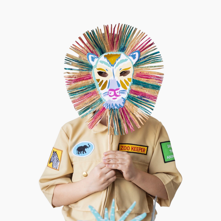 Ma Fete Safari Lion Masks - Set of 4