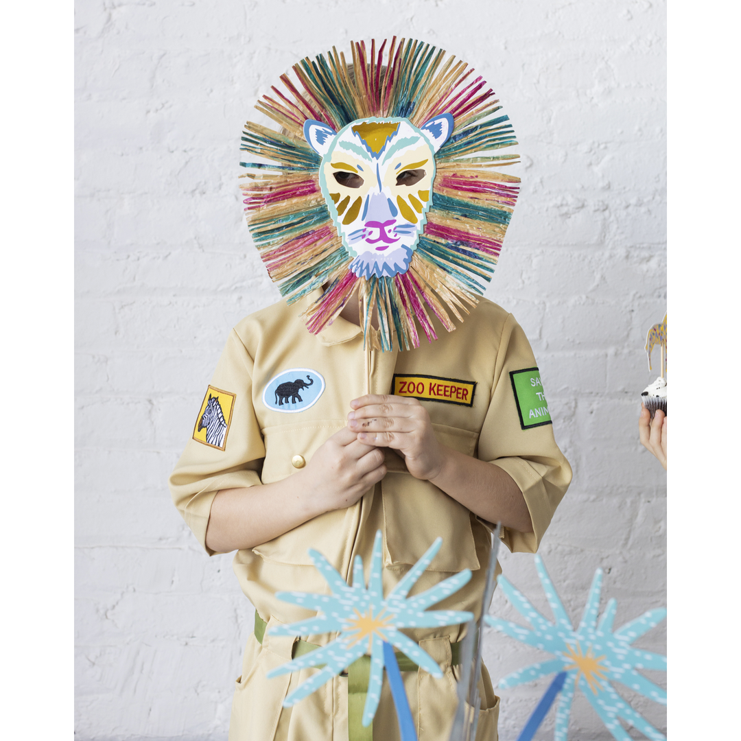 Ma Fete Safari Lion Masks - Set of 4