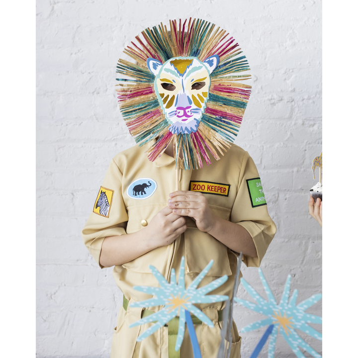 Ma Fete Safari Lion Masks - Set of 4