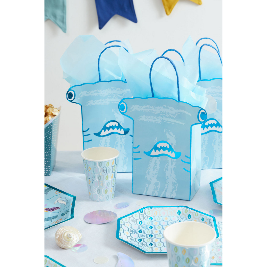 Ma Fete Sharks Paper Cups - Set of 8