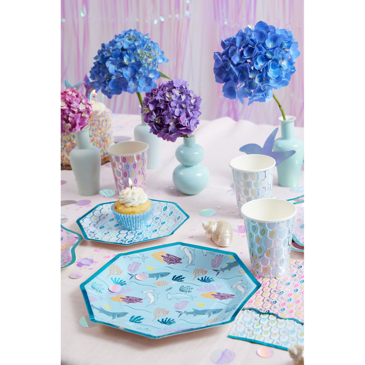 Ma Fete Sharks Dinner Plates - Set of 8