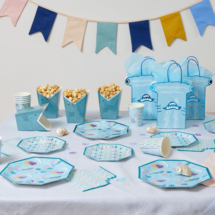 Ma Fete Sharks Napkins - Set of 16