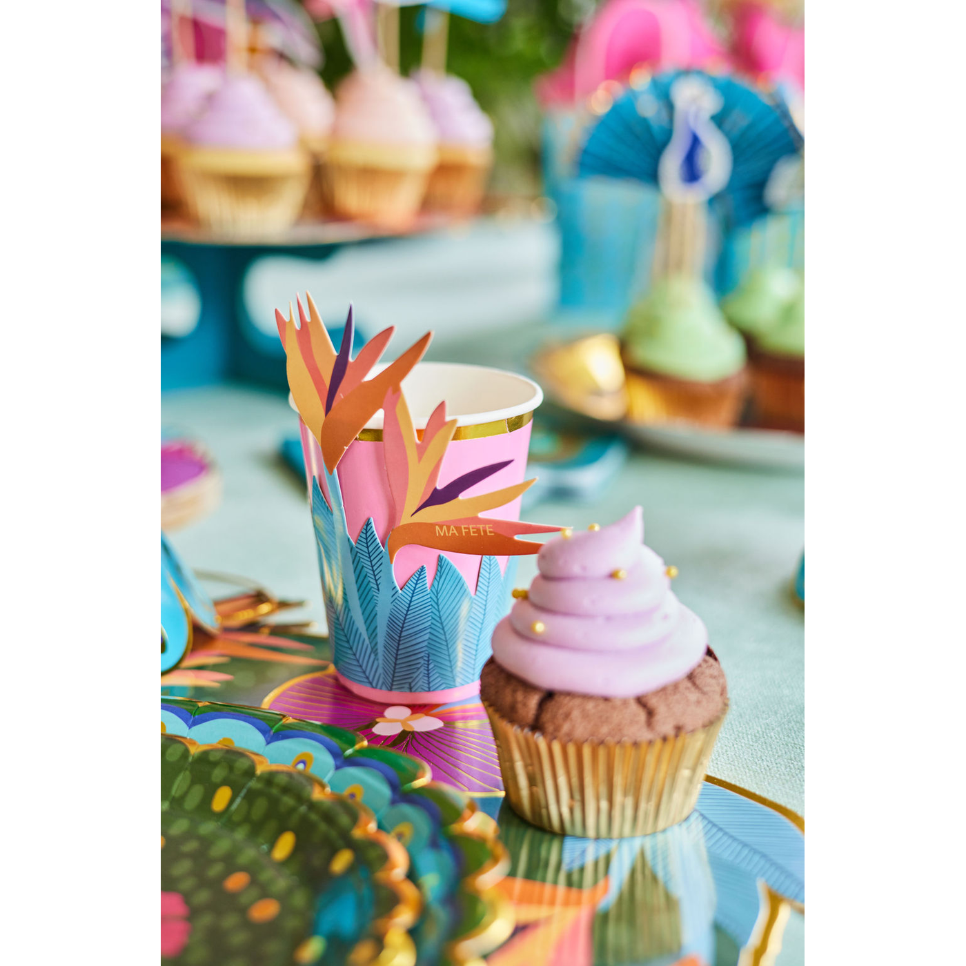 Ma Fete Tropical Cups - Set of 8 Ma Fete Tropical Cups - Set of 8