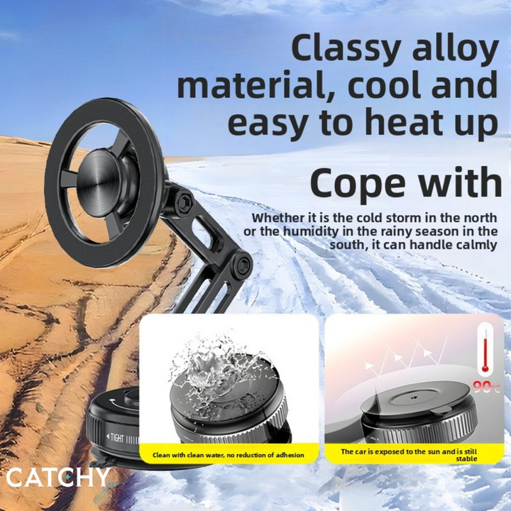 حامل سيارة مغناطيسي C.JO لوحة القيادة دوران 360 حامل هاتف للسيارة