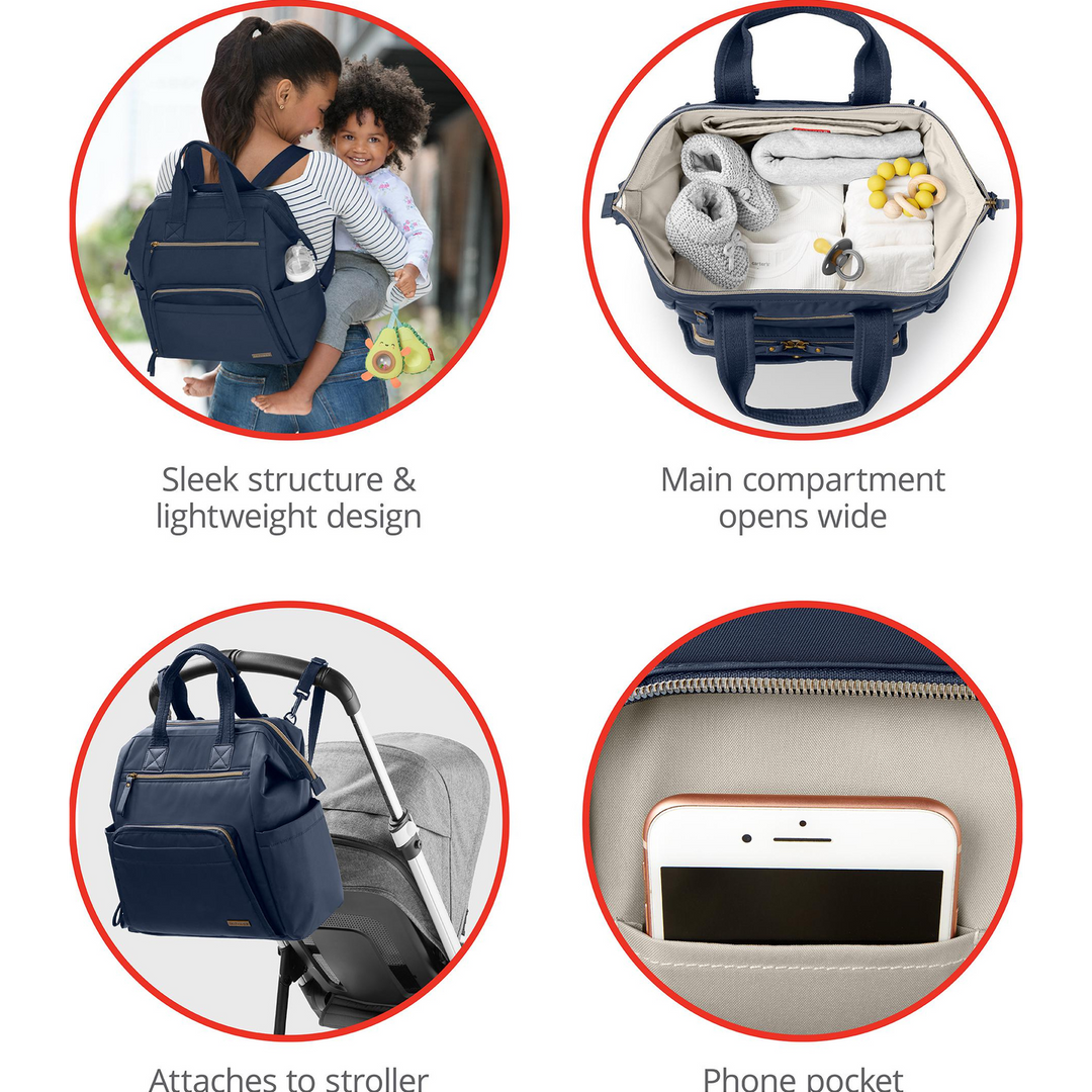 Skip Hop Mainframe Wide Open Diaper Backpack