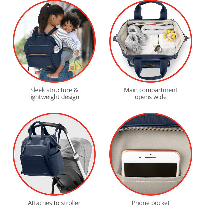 Skip Hop Mainframe Wide Open Diaper Backpack