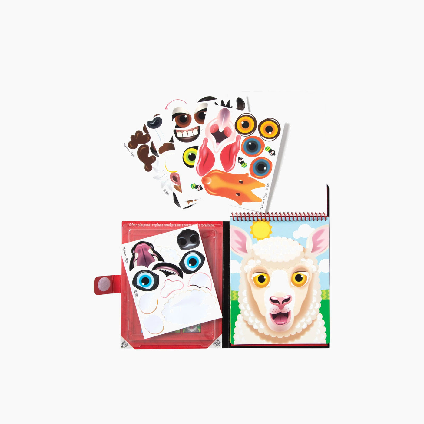 Melissa & Doug Make-A-Face Farm Sticker Pad Melissa & Doug Make-A-Face Farm Sticker Pad