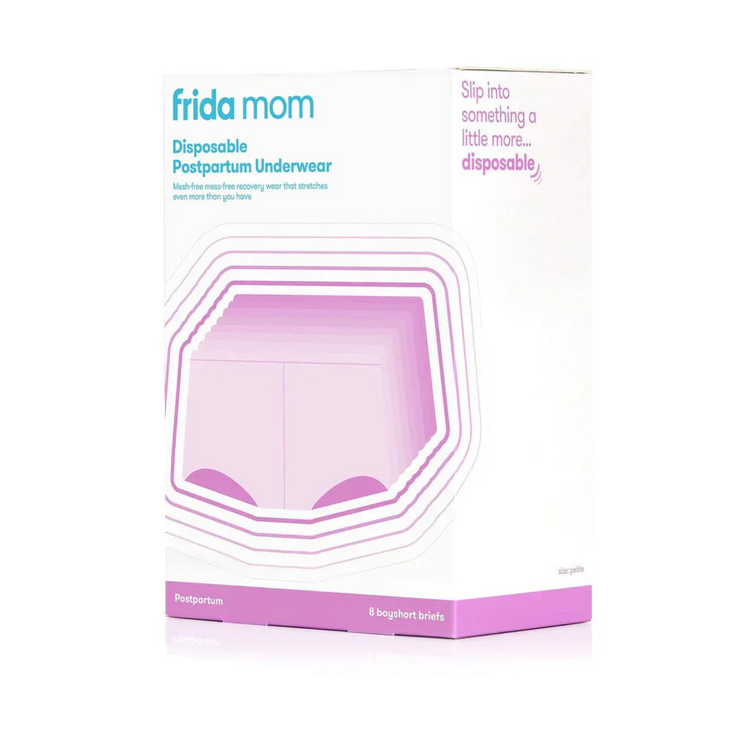 Mama Recovery Essentials Box with nursing pads, lanolin cream, peri bottle, and boyshorts