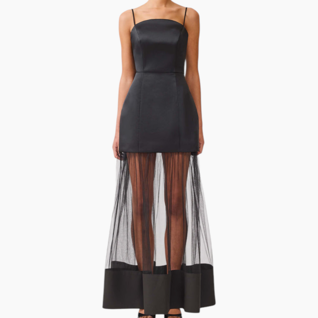 Elliatt Marcella Strapless Gown in Black