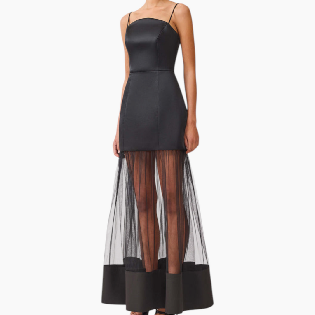 Elliatt Marcella Strapless Gown in Black