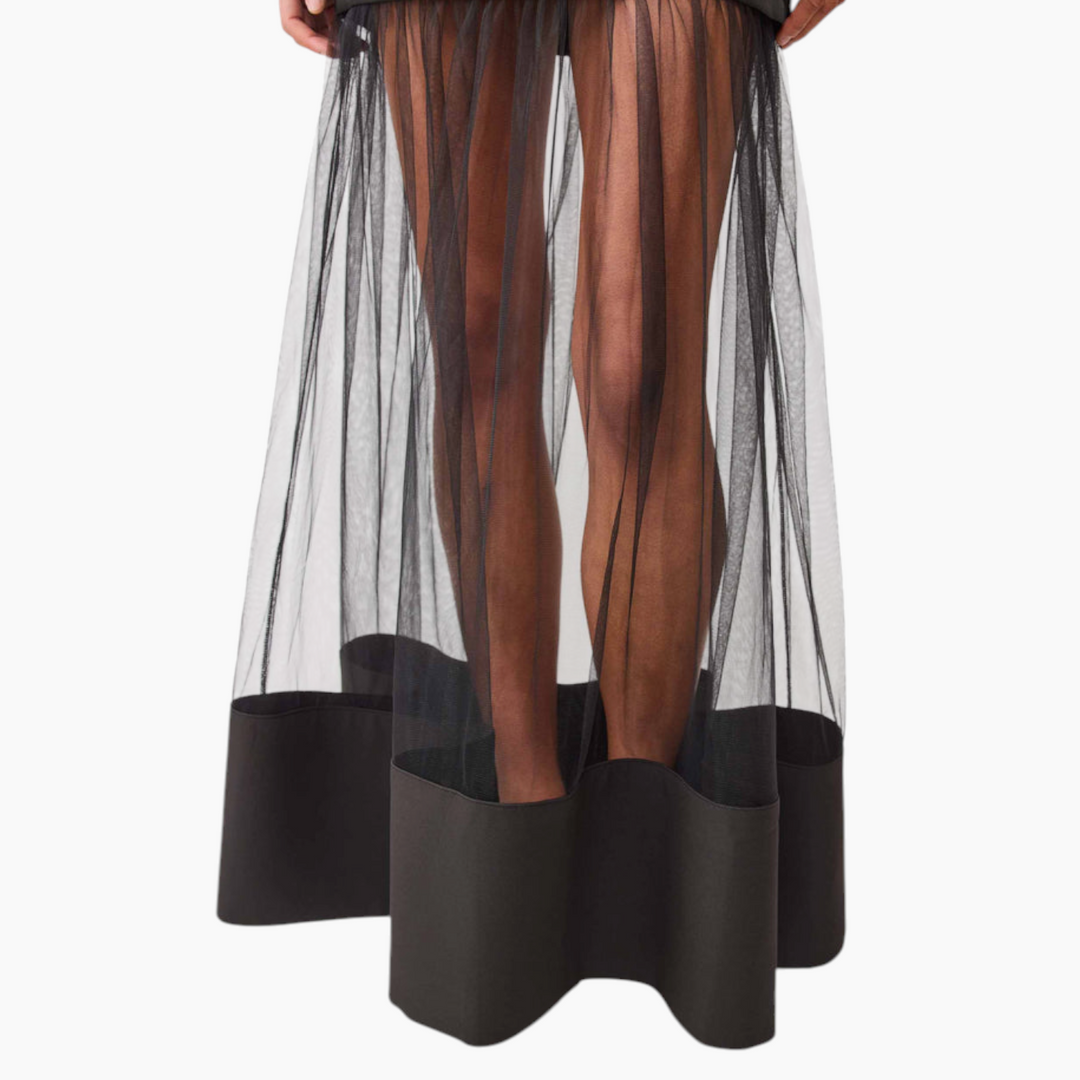 Elliatt Marcella Strapless Gown in Black