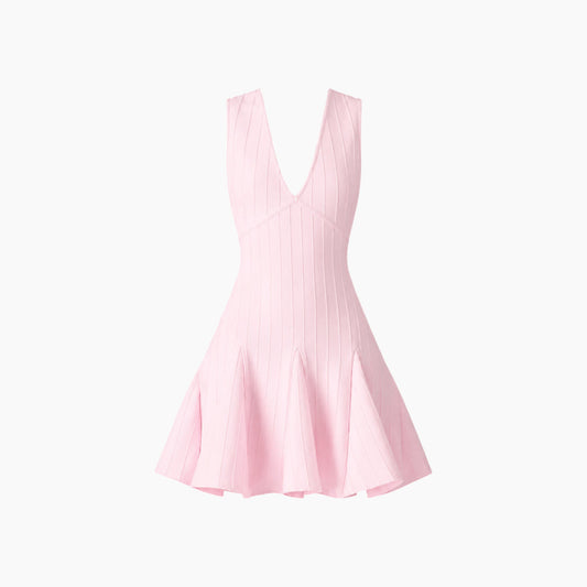 Elliatt Marla V-Neck Mini Dress in Pink