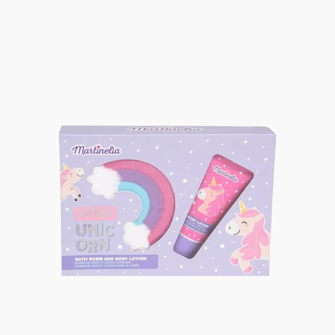 Martinelia Little Unicorn Bath Bomb And Body Lotion