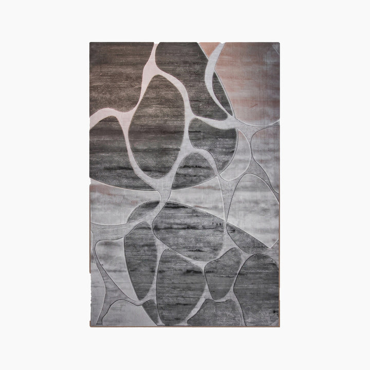Marvelous Natural Pebble Green Rug - HUNA