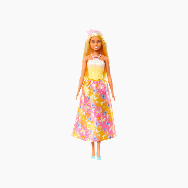 Mattel Barbie Princess Yellow And Pink Outfit