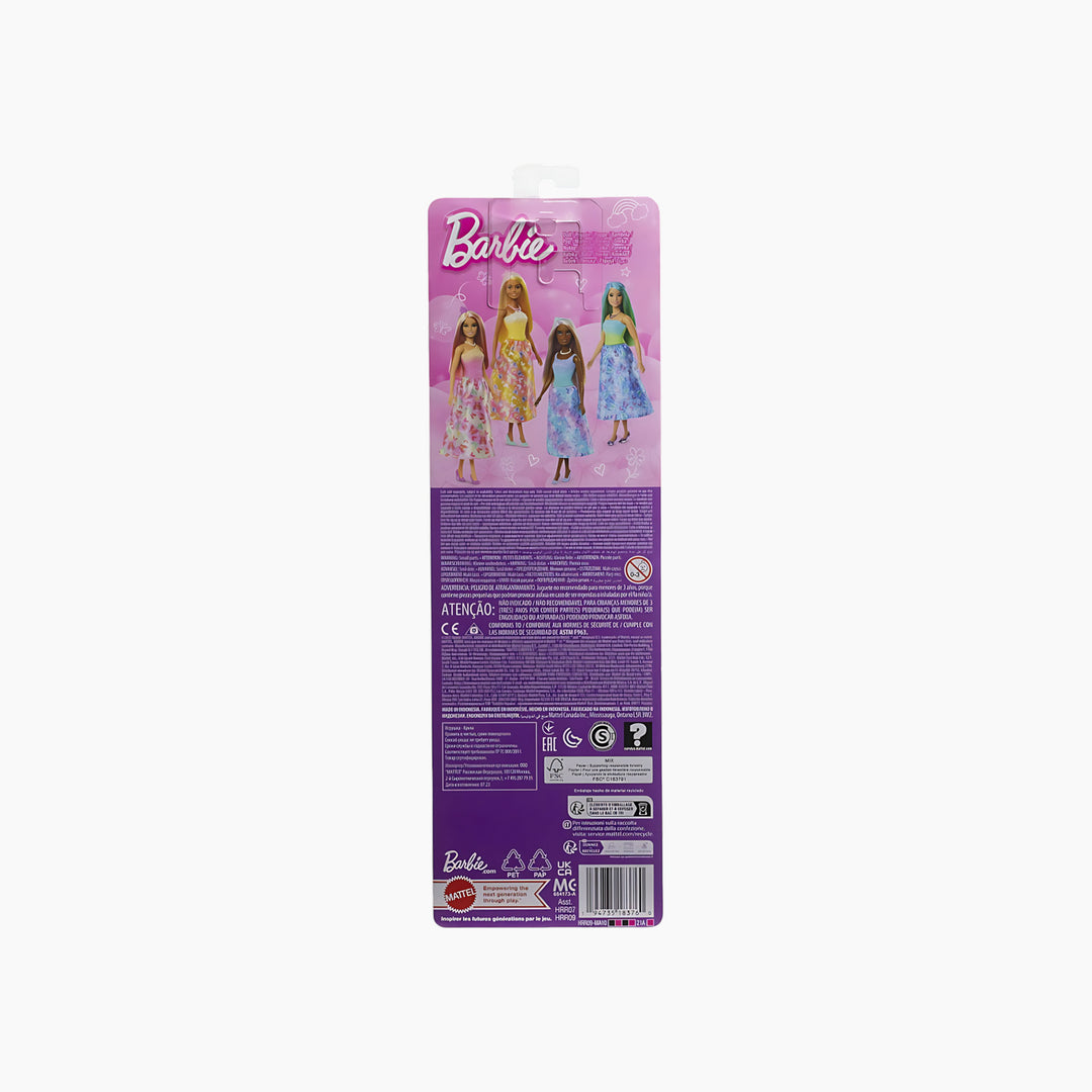 Mattel Barbie Princess Yellow And Pink Outfit