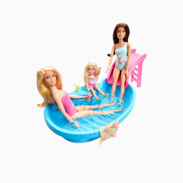 Mattel Barbie Summer Pool With Doll