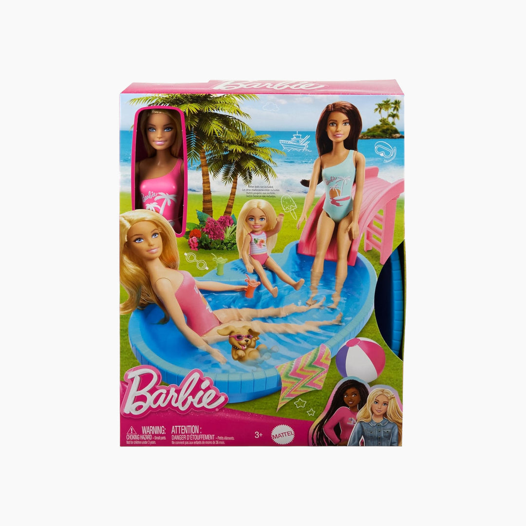Mattel Barbie Summer Pool With Doll