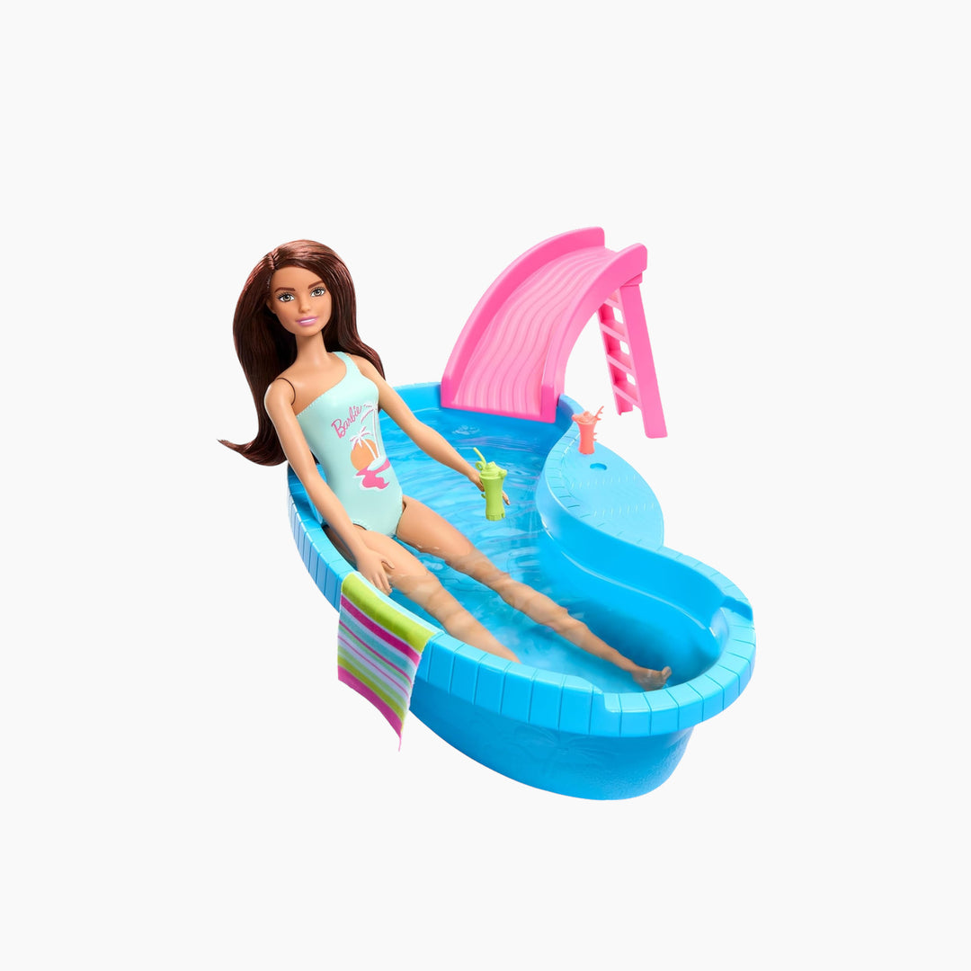 Mattel Barbie Summer Pool With Doll