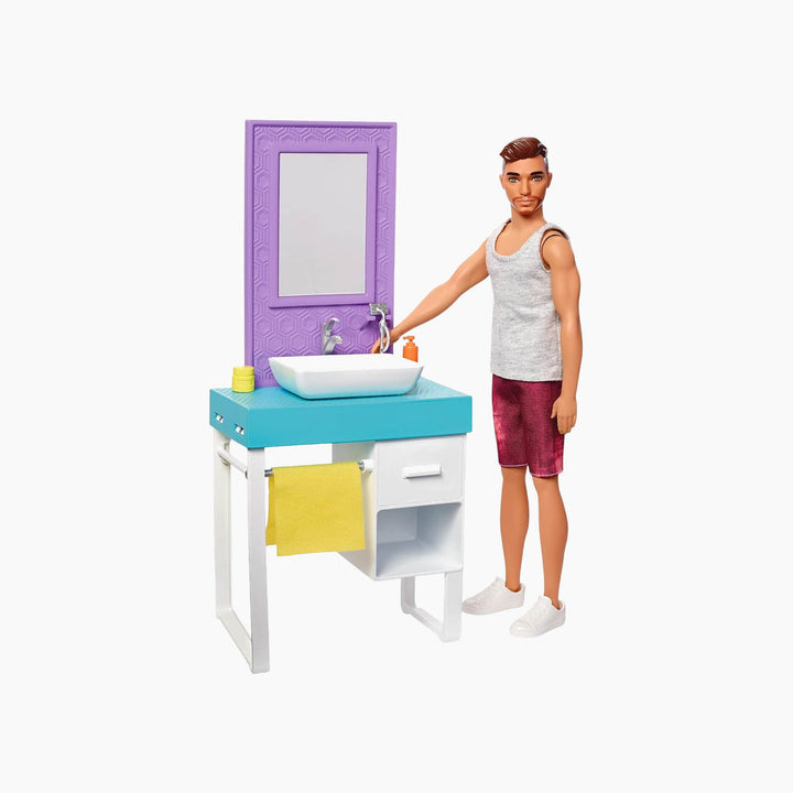 Mattel Ken Bathroom Set