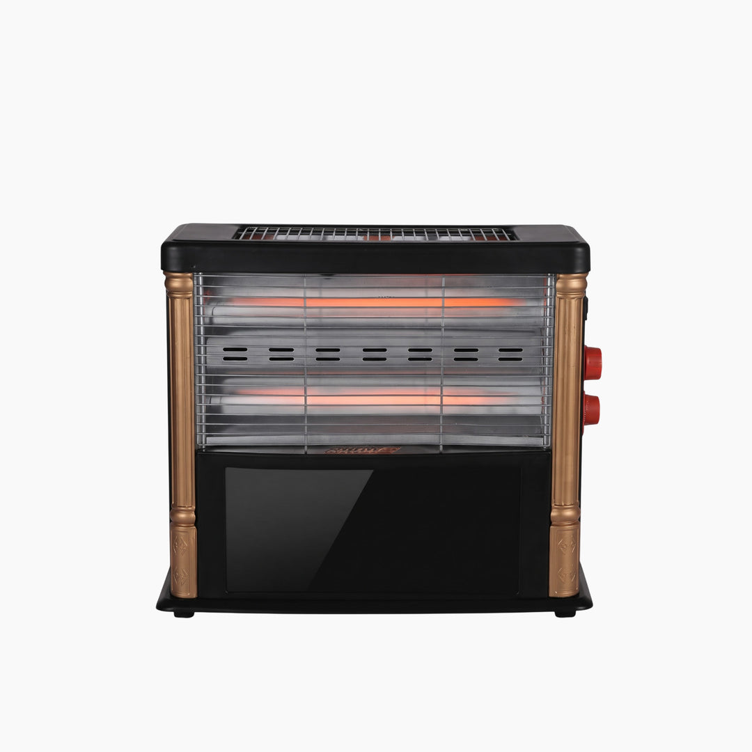 Max Top Two-Sided Heater with Fireplace Look, 1500W