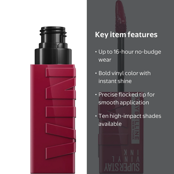 Maybelline Superstay Vinyl Ink Lipstick
