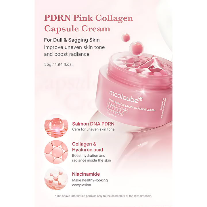 Medicube Pdrn Pink Collagen Capsule Cream