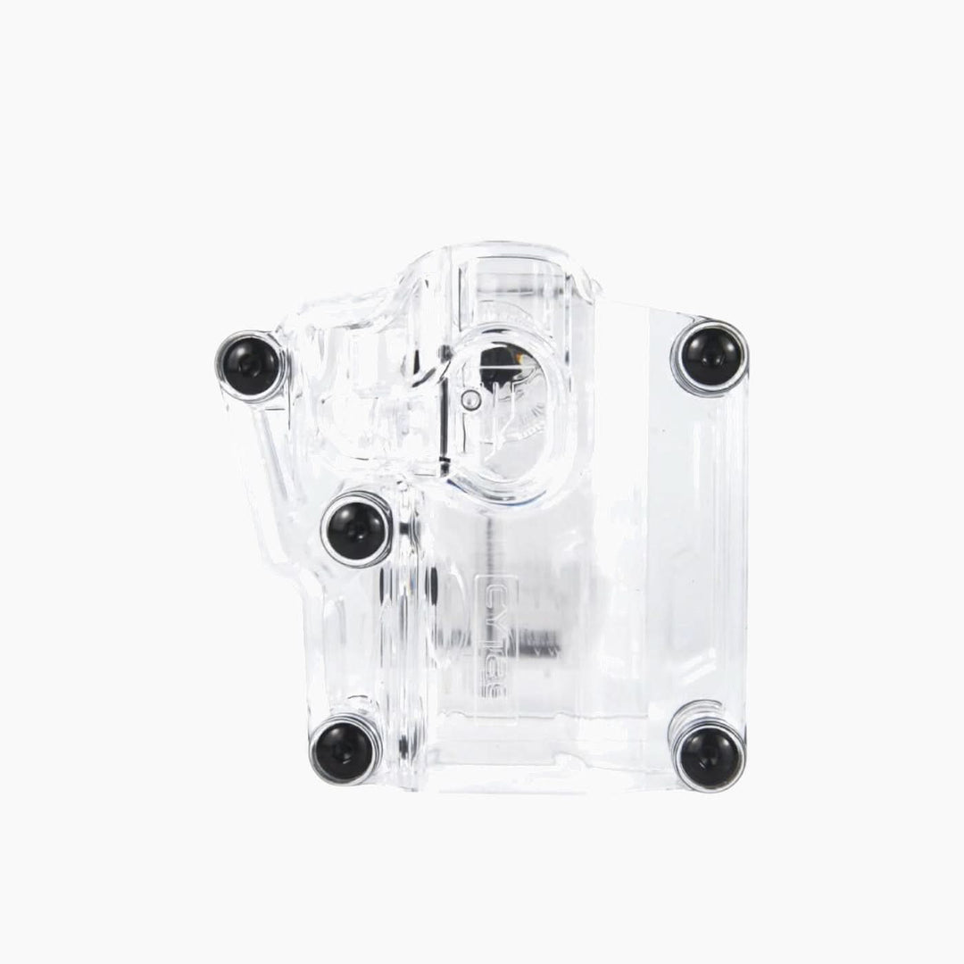 Mega Fit Holster Belt Clip Holder with transparent finish