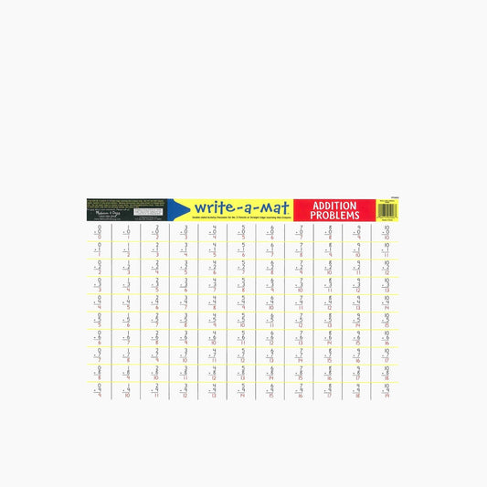 Melissa & Doug Addition Write-A-Mat Educational Toy