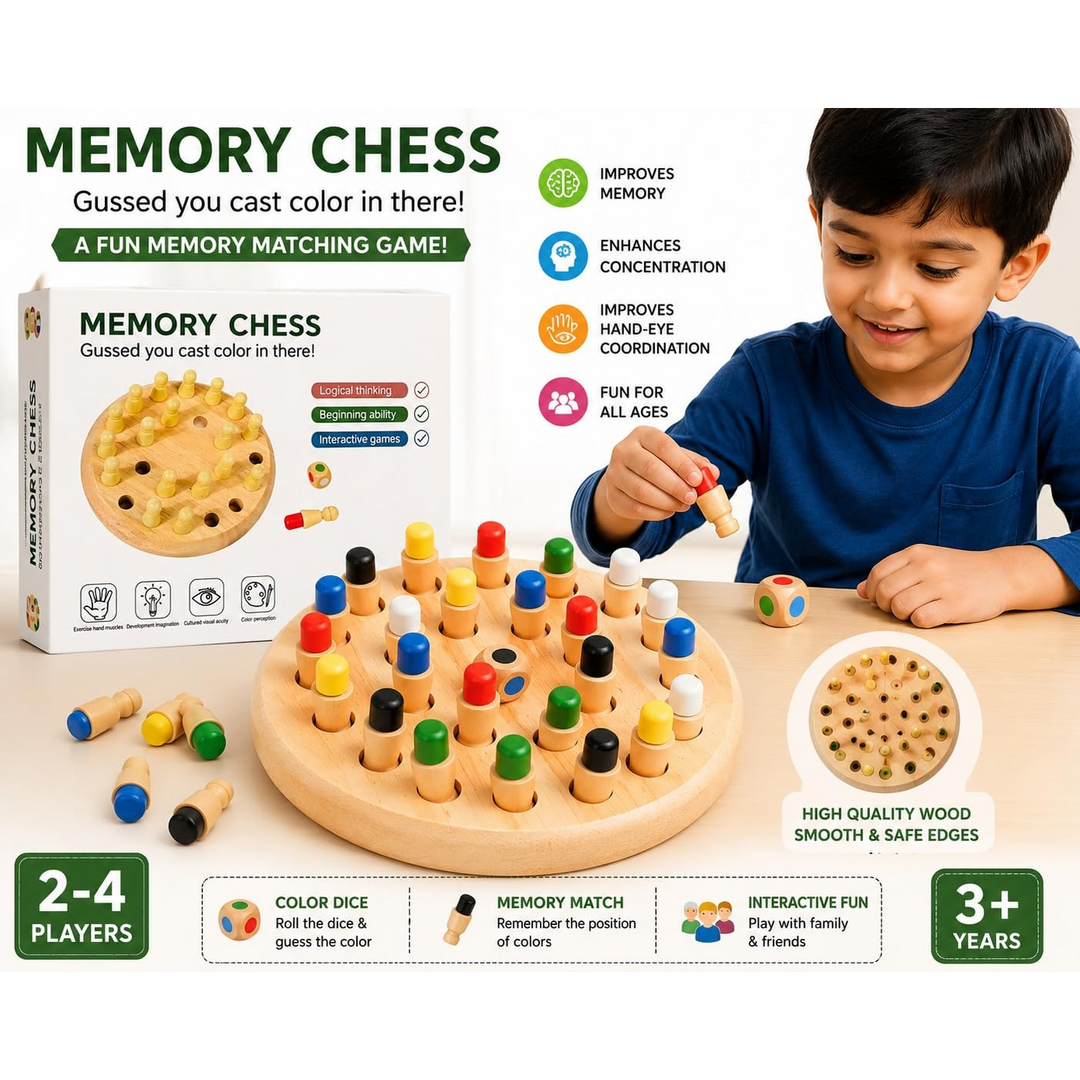 Memory Chess Board Game
