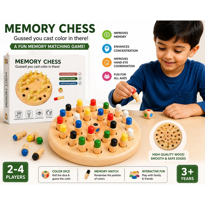 Memory Chess Board Game