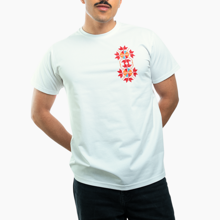 Men Bir Saba`a T-Shirt - Azhar (Flower)