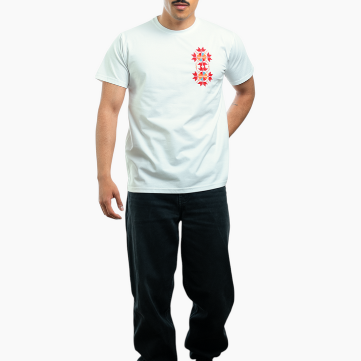Men Bir Saba`a T-Shirt - Azhar (Flower)