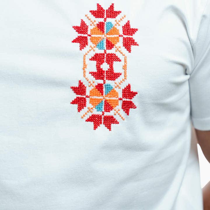 Men Bir Saba`a T-Shirt - Azhar (Flower)