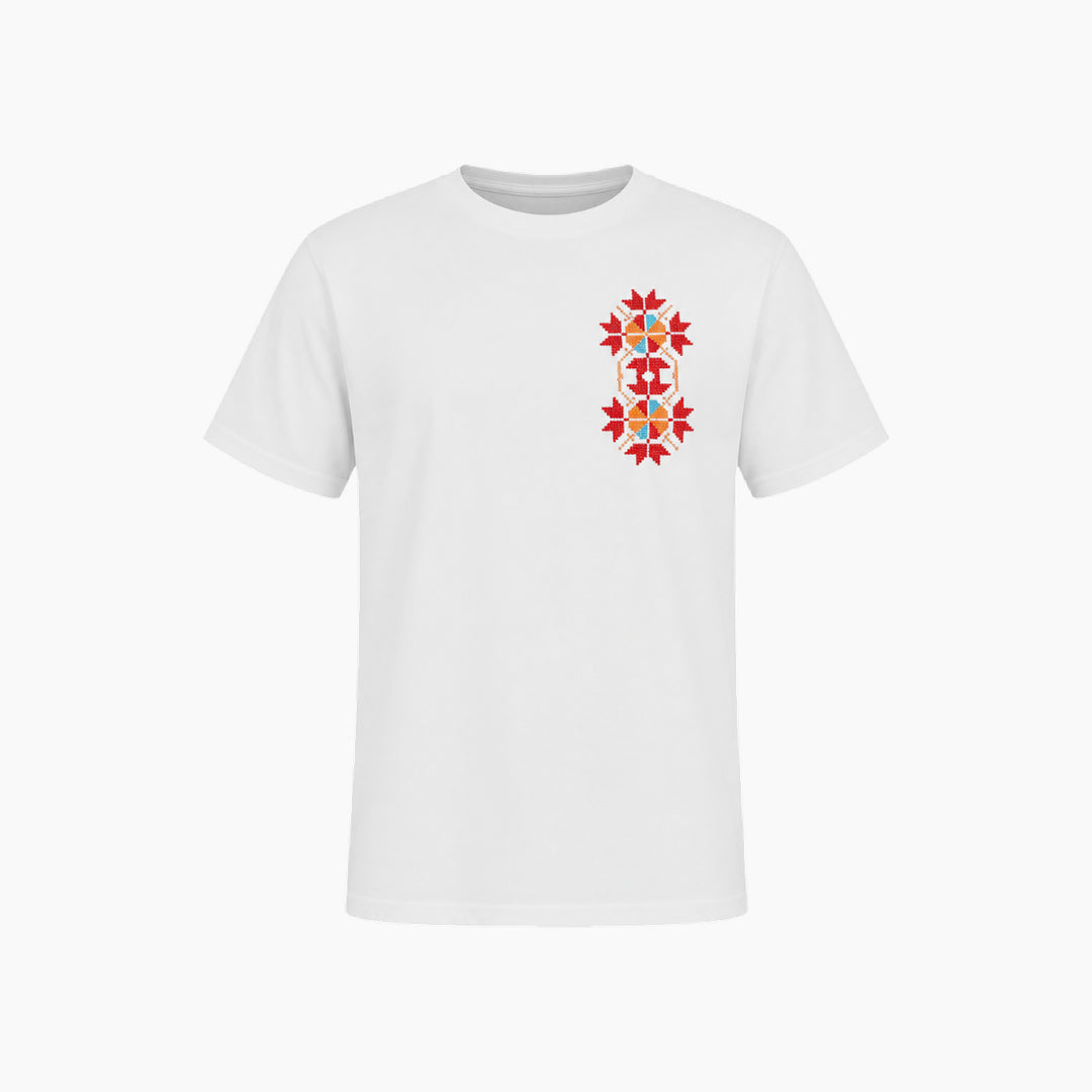 Men Bir Saba`a T-Shirt - Azhar (Flower)