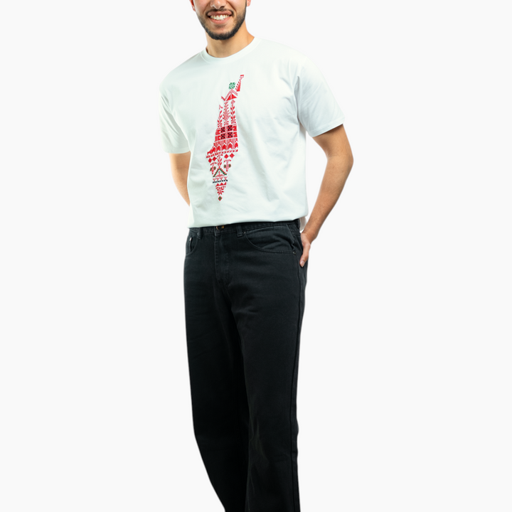 Men Falastin White T-Shirt