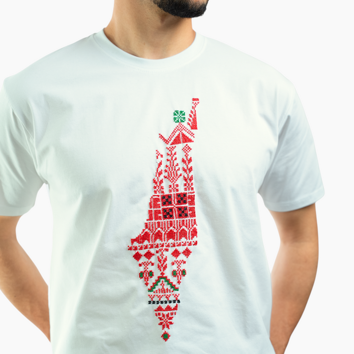 Men Falastin White T-Shirt