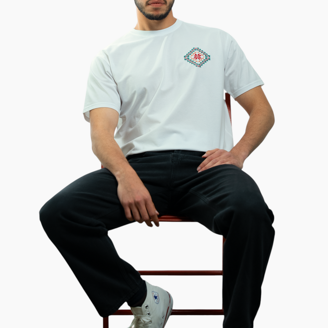 Men Gaza T-Shirt - Kharaz (Beads)