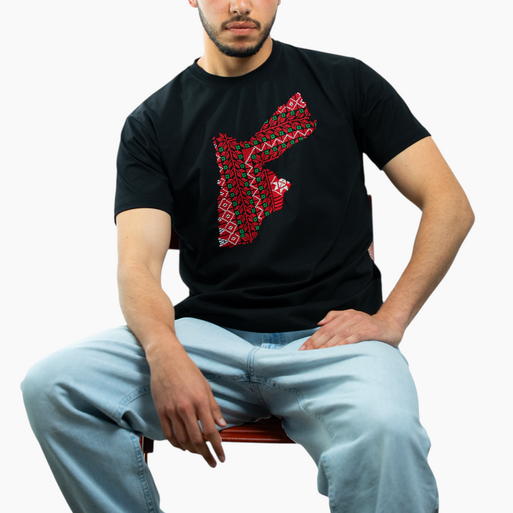 Men Jordan Map T-Shirt