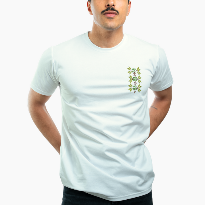 Men Nablus T-Shirt - Irq al Zaytoun (Olive Branch) - HUNA