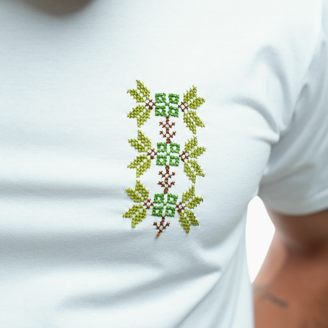Men Nablus T-Shirt - Irq al Zaytoun (Olive Branch) - HUNA