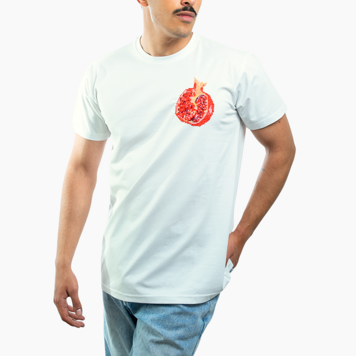 Men Rumman White T-Shirt