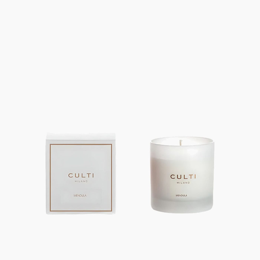 Culti Milano Candle In Silkscreened Satin Glass