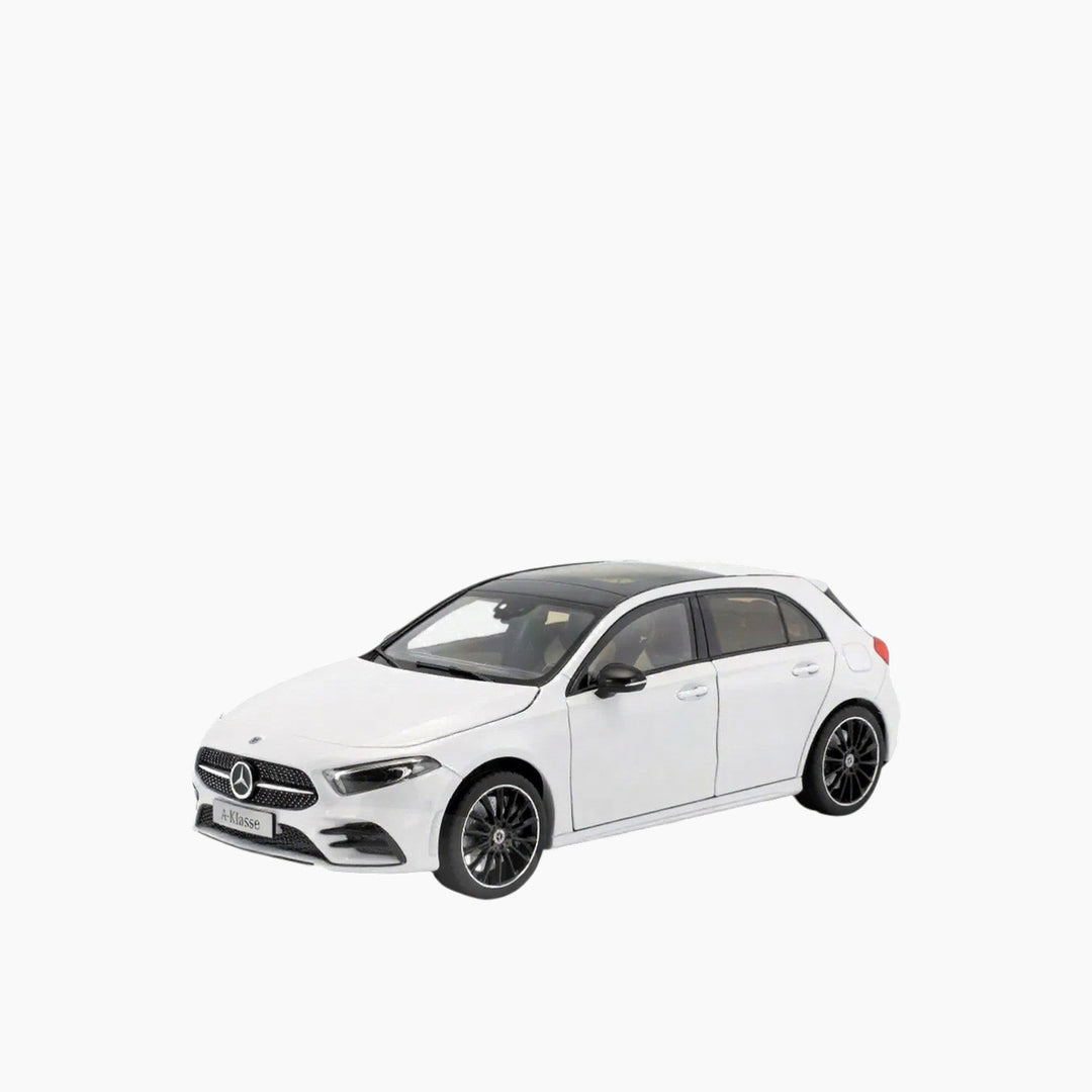 Norev 1:18 scale silver Mercedes A-Class model car