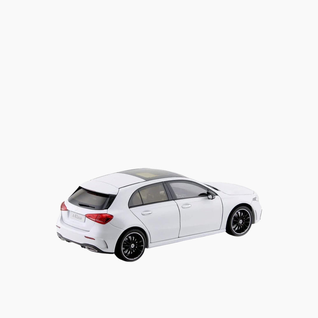 Norev 1:18 scale silver Mercedes A-Class model car