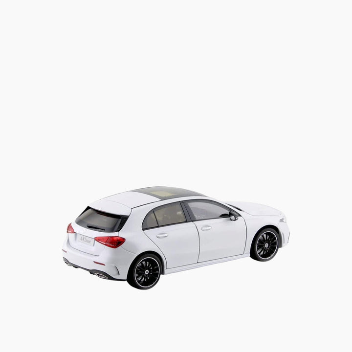 Norev 1:18 scale silver Mercedes A-Class model car