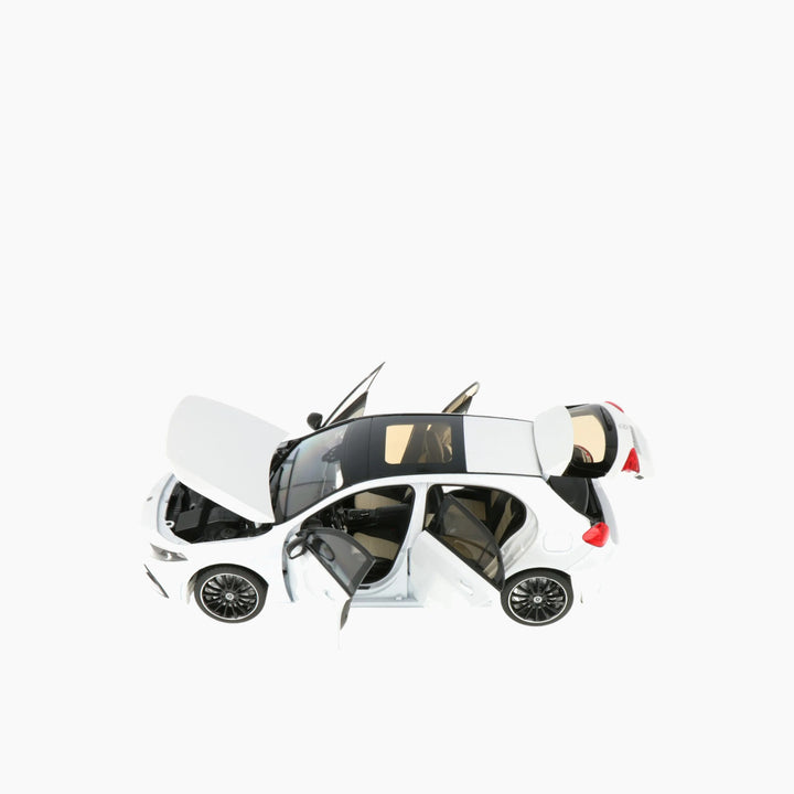 Norev Mercedes A-Class 1:18 scale model car in white metallic