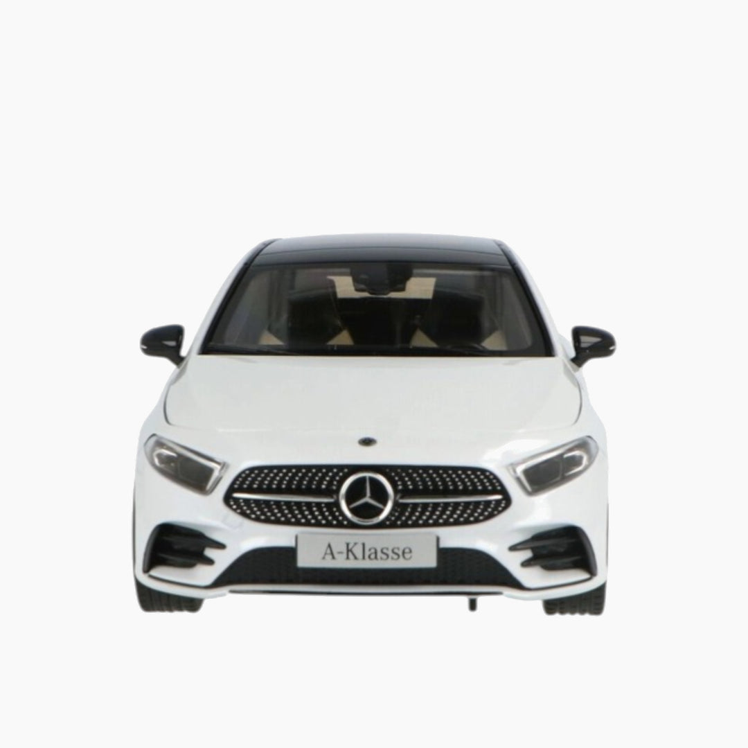 Norev Mercedes A-Class 1:18 scale model car in white metallic