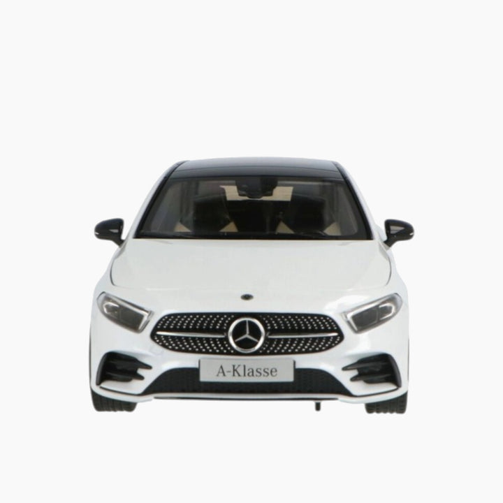 Norev Mercedes A-Class 1:18 scale model car in white metallic