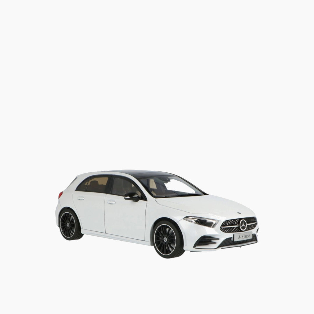 Norev Mercedes A-Class 1:18 scale model car in white metallic